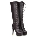 Damen-Winterstiefel mit Fell 8