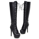 Damen-Winterstiefel mit Fell 6