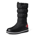 Damen-Winterstiefel mit Rose J1194 2