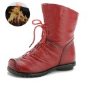 Damen-Winterstiefeletten aus Leder 5