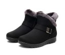 Damen-Winterstiefeletten mit Fell J1816 1