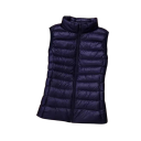 Damen Winterweste mit Rollkragen und Reißverschluss Einfarbige wärmende Weste aus leichtem Polyester Stylische Winterweste in verschiedenen Farben 7