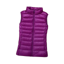 Damen Winterweste mit Rollkragen und Reißverschluss Einfarbige wärmende Weste aus leichtem Polyester Stylische Winterweste in verschiedenen Farben 10