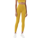 Damen-Yoga-Leggings aus Nylon für das Fitnessstudio, bequeme Fitness-Leggings mit hoher Taille, elastische, atmungsaktive Sporthose 9