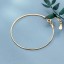 Damenarmband aus glattem Gold 4