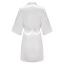 Damenbademantel aus Kunstseide Leichter eleganter Bademantel mit Bindegürtel Bindeband in der Taille Feiner bequemer Hausanzug für den täglichen Gebrauch 1