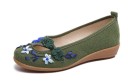 Damenballerinas mit Blumen A604 12