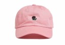 Damenbaseballcap mit kleiner gestickter Rose Baumwollmütze mit gebogenem Schirm und Belüftungsösen Kopfumfang 54 bis 62 cm 3