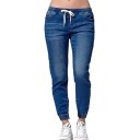 Damenjeans mit elastischem Bund 4