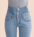 Damenjeans mit hoher Taille J1699 10