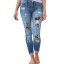 Damenjeans mit Leopardenfutter 4