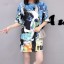 Damenkleid mit Comic-Print 7