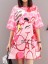 Damenkleid mit Comic-Print 1