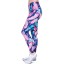 Damenleggings mit bunten Federn 2