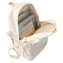 Damenmode Rucksack 44 x 13 x 30 cm Schul- und Ausflugsrucksack mit transparenten Reißverschlusstaschen Verstellbare Schultergurte Große Kapazität 6