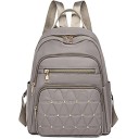 Damenmode Rucksack Nylon Polyester 4 Reißverschlusstaschen Seitentaschen für Getränke Große Kapazität Lässiger Stil Strasssteine 2