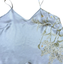 Damenpyjama mit Blumenmuster Top mit V-Ausschnitt und Shorts aus leichtem Polyester Elegantes, bequemes Sommer-Set in verschiedenen Farben 7