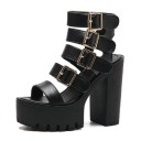 Damensandalen mit Schnallen 2