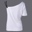 Damenshirt mit freiliegender Schulter A1206 4