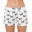 Damenshorts mit Hundeprint 1