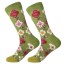 Damensocken mit Blumen 5