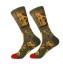 Damensocken mit Blumen 9