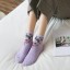 Damensocken mit Blumen 5