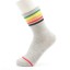 Damensocken mit bunten Streifen 11