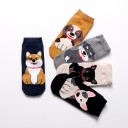 Damensocken mit Hund 6