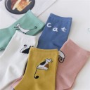 Damensocken mit Katzen 5