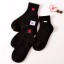 Damensocken mit Stickerei 7