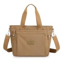 Damentasche für die Hand und über die Schulter Tasche aus Nylon und Polyester mit abnehmbarem Riemen Vordertasche Maße 30 x 27 x 16 cm 2