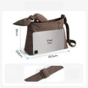 Damentasche über der Schulter Crossbody und unter dem Arm mit verstellbarem Schulterriemen 33,5 x 25 x 13,5 cm Wasserabweisendes Polyester 5
