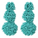 Dameøreringe med perler A3155 12