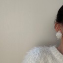 Dameøreringe med perler 5
