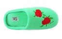 Dameplys hjemmesko med roseprint 2