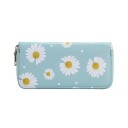 Damepung i læder med blomster M370 4