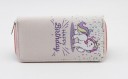 Damepung med lynlås og print af enhjørning Aflang form Legende farverige motiver Materiale PU læder og polyester Mål 20 x 10 x 2,5 cm 17