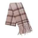 Damernas randiga scarf 220 x 50 cm Mjuk imitation av kashmir i polyester Elegantisk värmande vinteraccessoar Stilig dam scarf för varje dag 6