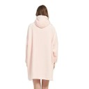 Damernas vinterhoodie Överdimensionerad värmande flanellfilt med långa ärmar och fickor Bekväm mjuk överdel i varmt polyester 3