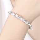 Dames armband massief met pauw 3