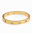 Dames armband massief met sterren 1