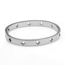 Dames armband massief met sterren 2