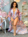Dames badpak, cover-up en sjaal 3