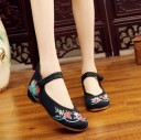 Dames ballerina&#39;s met bloemen A602 1