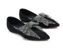 Dames ballerina&#39;s met strik A607 5