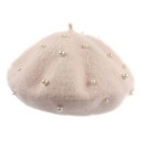 Dames baret met parels 2
