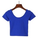 Dames basic crop top 9