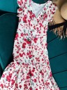 Dames bloemenjurk P847 3