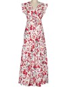 Dames bloemenjurk P847 4